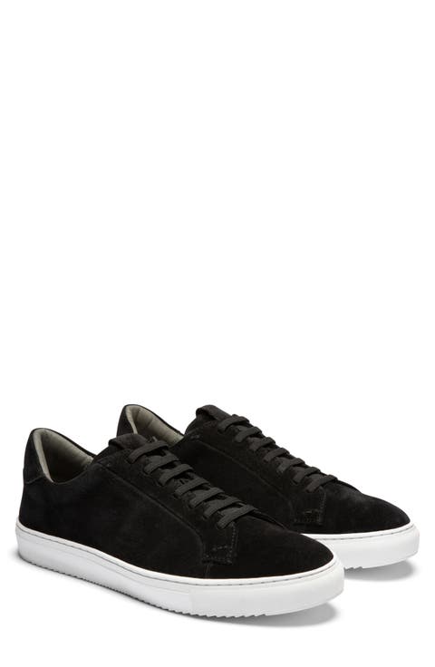 Elastic Lace Leather Sneaker (Men)