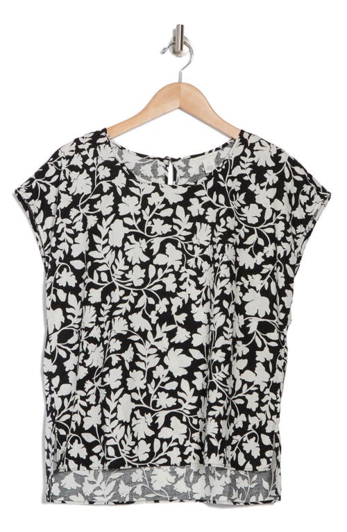 CASLON CASLON® EASY LINEN BLEND POPOVER TOP 