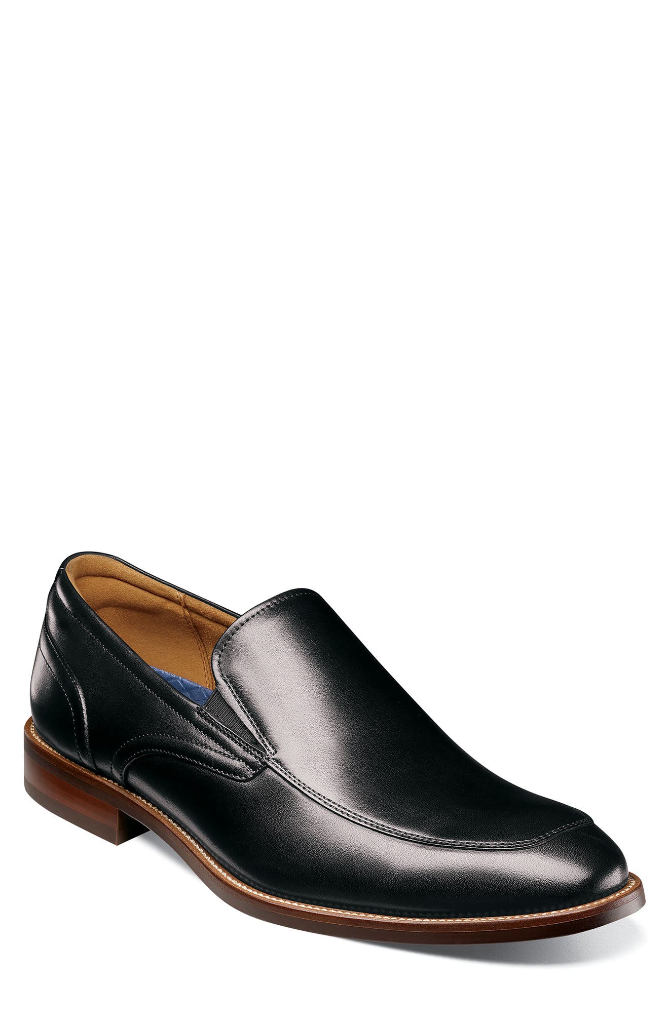 Florsheim Ruvo Moc Toe Dress Shoe, Alternate, color, Black