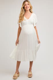 PinkBlush Smocked Ruffle Dress