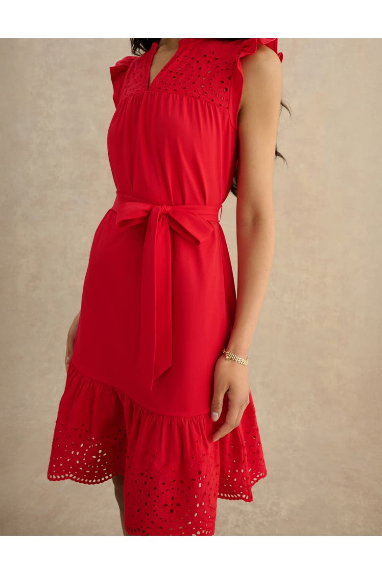 Romy Jersey Dress, Alternate, color, Salsared