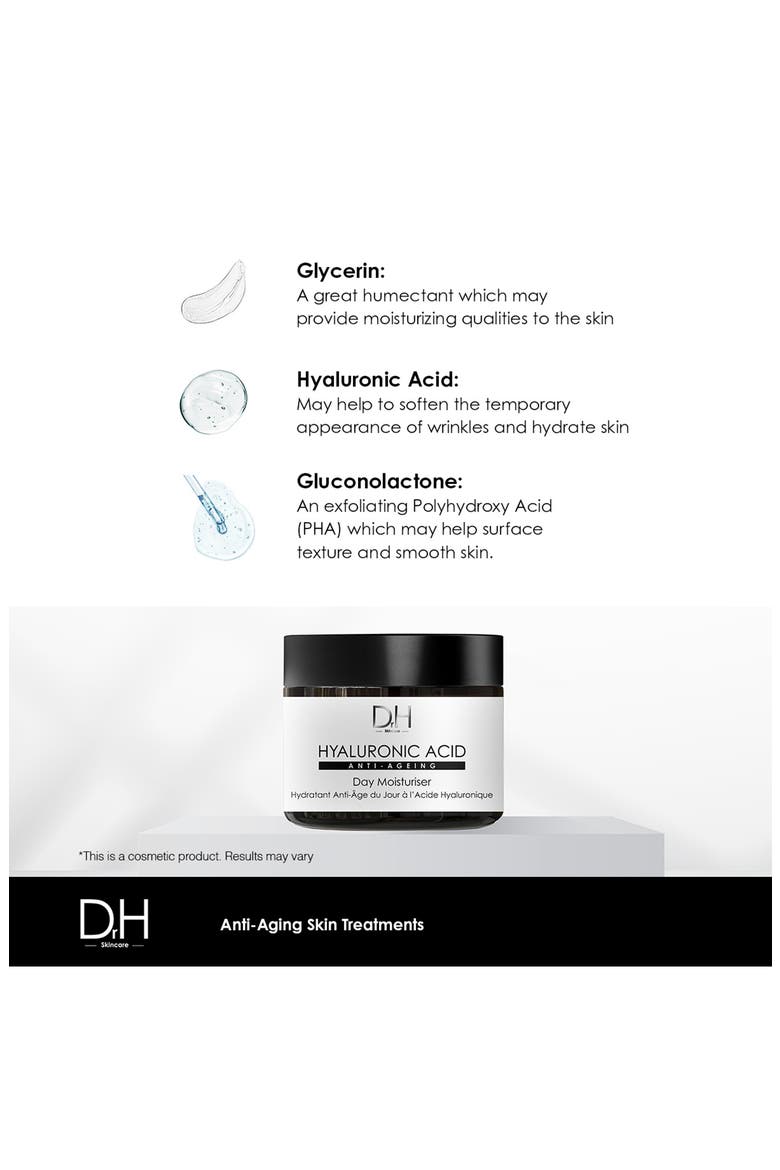 Dr. H Hyaluronic Acid Anti-Aging Day Moisturizer, Alternate, color, NO COLOR
