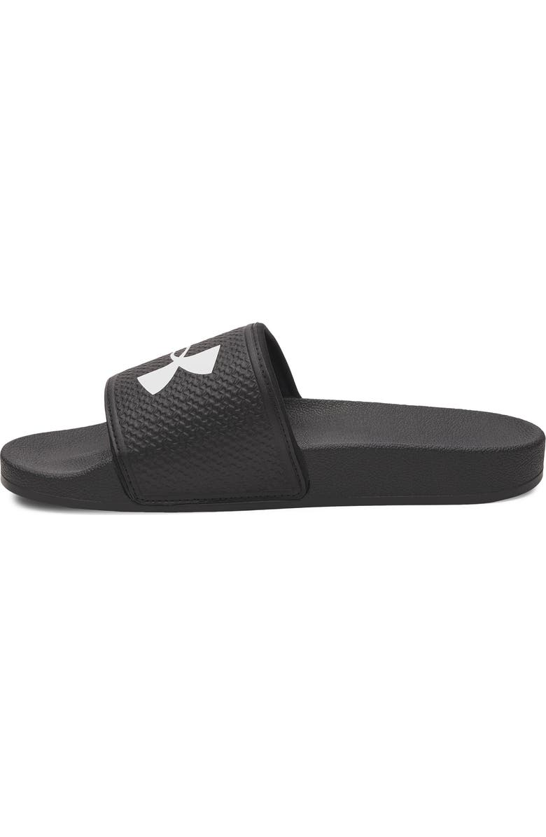 Under Armour UA ARMR Slide Sandal, Alternate, color, Black / Black / White