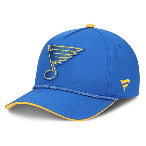 Men's Fanatics Blue St. Louis Blues On Stage Podium A-Frame Adjustable Hat