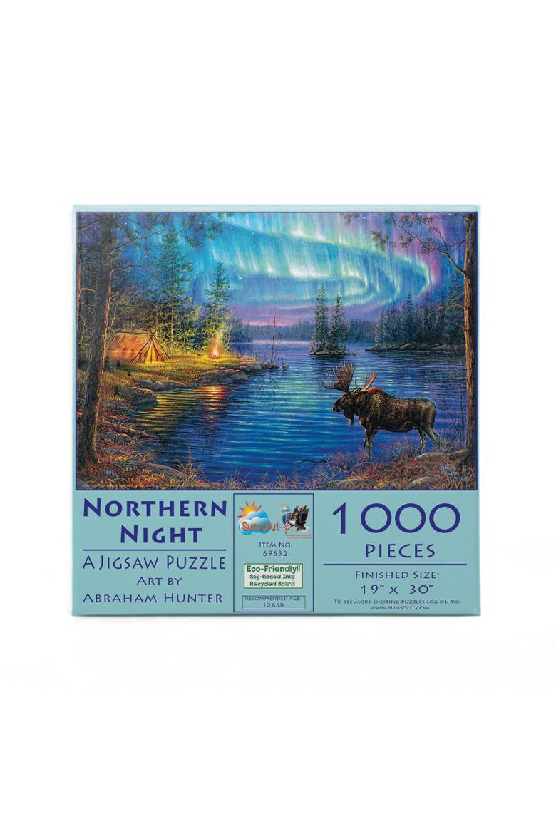 Northern Night 1000 piece Jigsaw Puzzle for Adults, Alternate, color, Multicolor