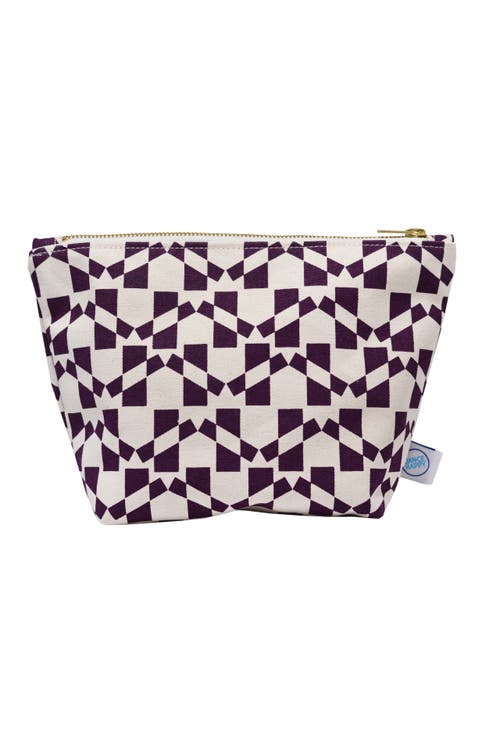 Dance Happy Hadley Cosmetic Bag In Italian Plum