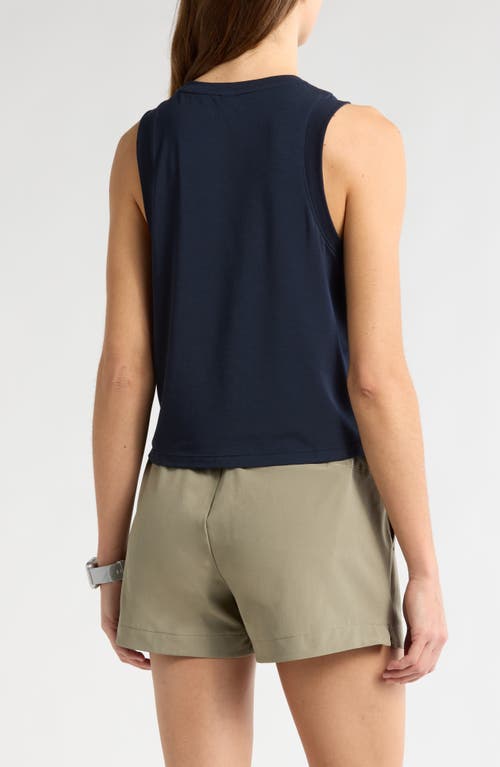 Zella Breathe Active Tank In Navy Sapphire