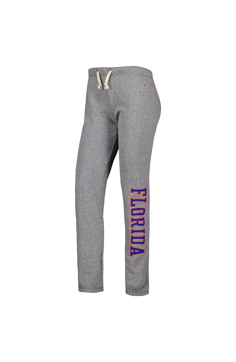 LEAGUE COLLEGIATE WEAR Women's League Collegiate Wear Heather Gray Florida Gators Victory Springs Tri-Blend Jogger Pants, Alternate, color, Heather Gray