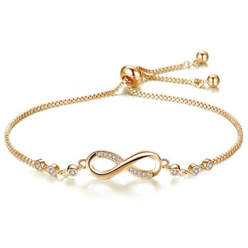 Hollywood Sensation Infinity Bracelet In Gold