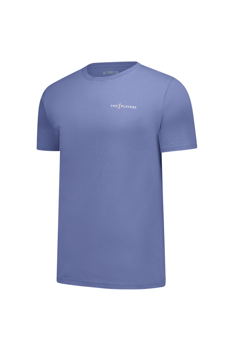 Unisex Flomotion Blue THE PLAYERS Toothy Goldman T-Shirt, Alternate, color, Blue