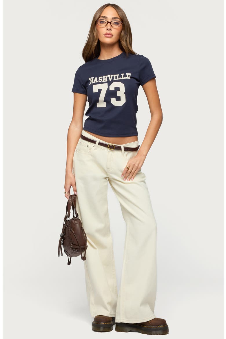 Nashville Cotton Graphic T-Shirt, Alternate, color, NAVY