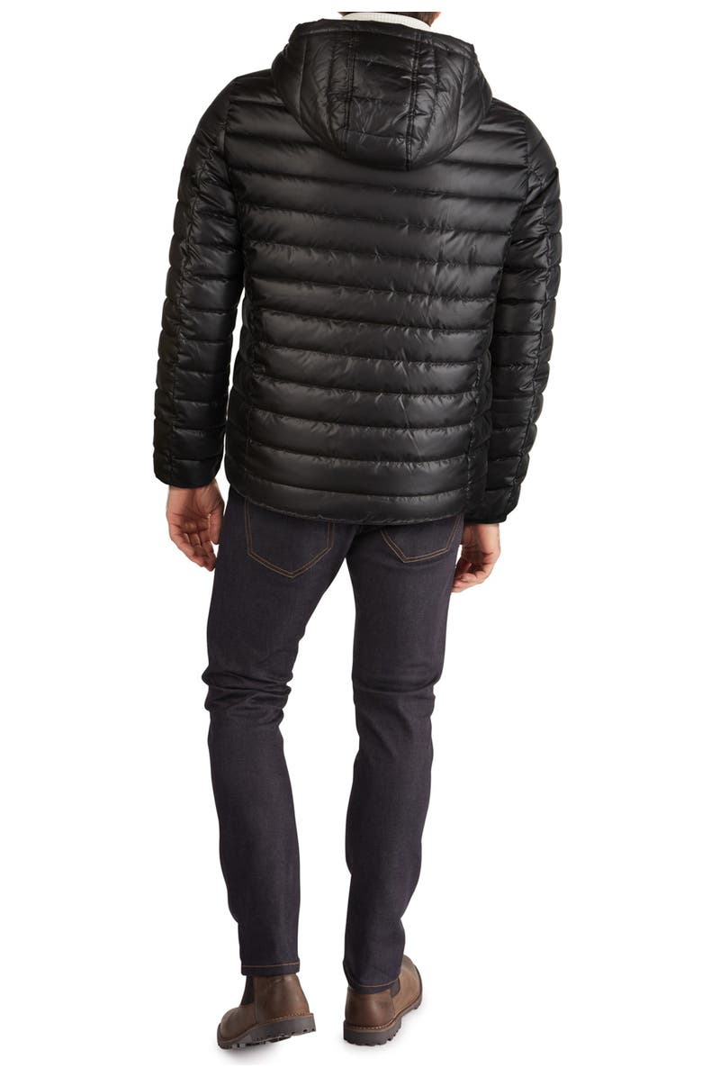 Kenneth Cole Hooded Midweight Quilted Zip Jacket, Alternate, color, 