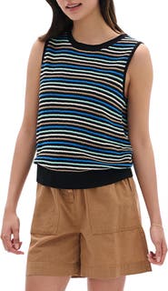 Hatley Kate Desert Stripe Cotton Sweater Vest
