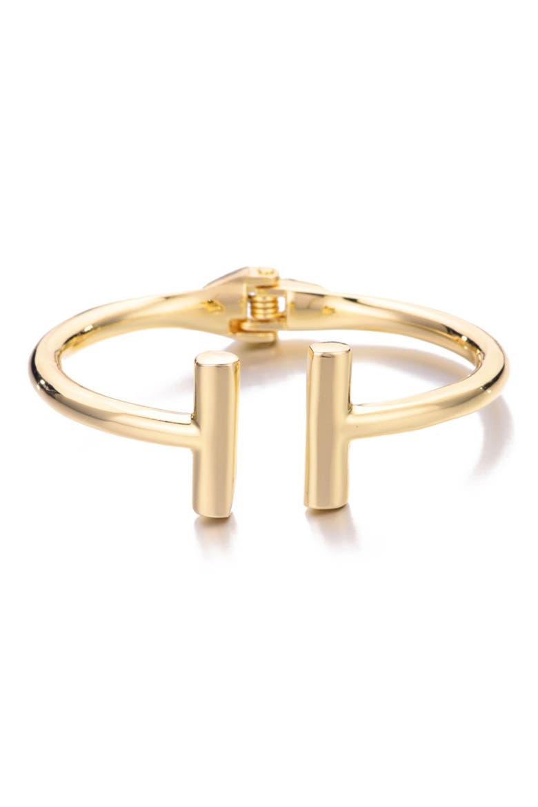 Bar Cuff Bracelet, Main, color, GOLD