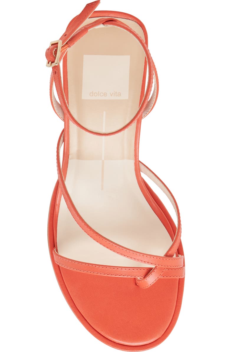 Dolce Vita Morah Ankle Strap Sandal, Alternate, color, Punch Leather