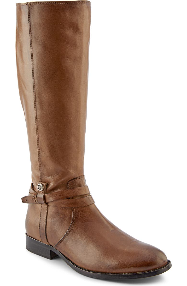 Frye Melissa Belted Knee High Boot, Main, color,