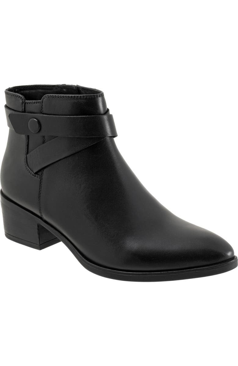 SoftWalk<sup>®</sup> Lira Ankle Boot, Main, color, Black