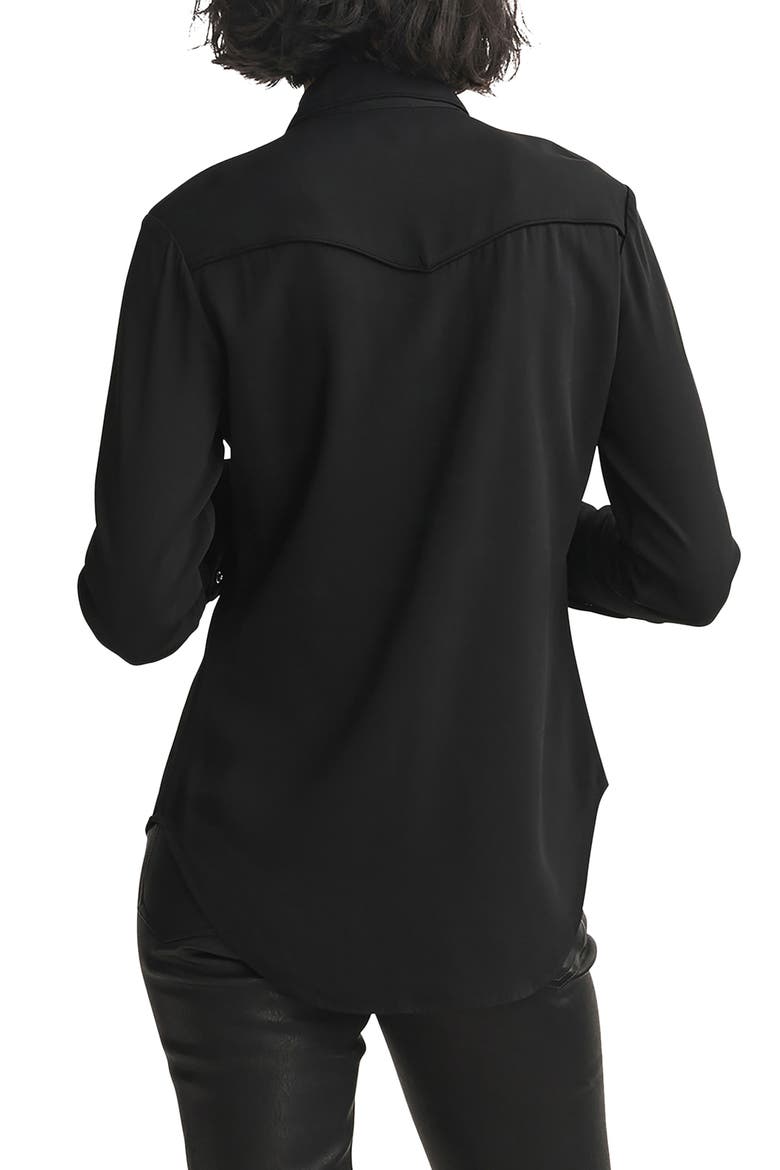 Cleo Workshirt, Alternate, color, BLACK