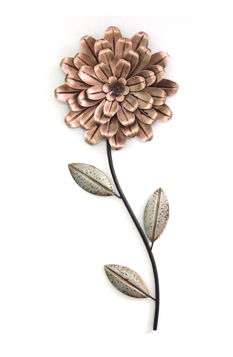 STRATTON HOME DECOR Romantic Flower Stem Wall Decor, Main, color,