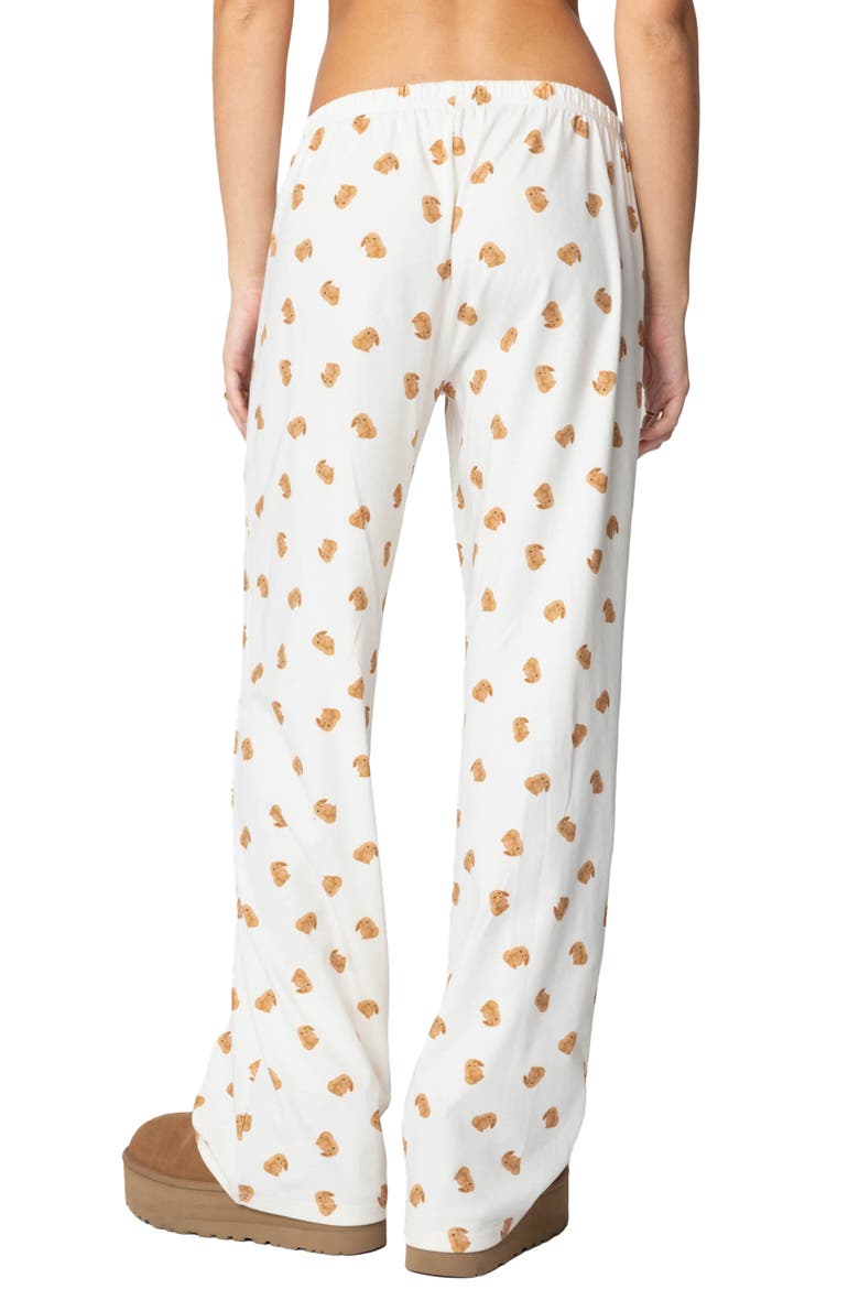 Cottontail Stretch Cotton Lounge Pants, Alternate, color, WHITE