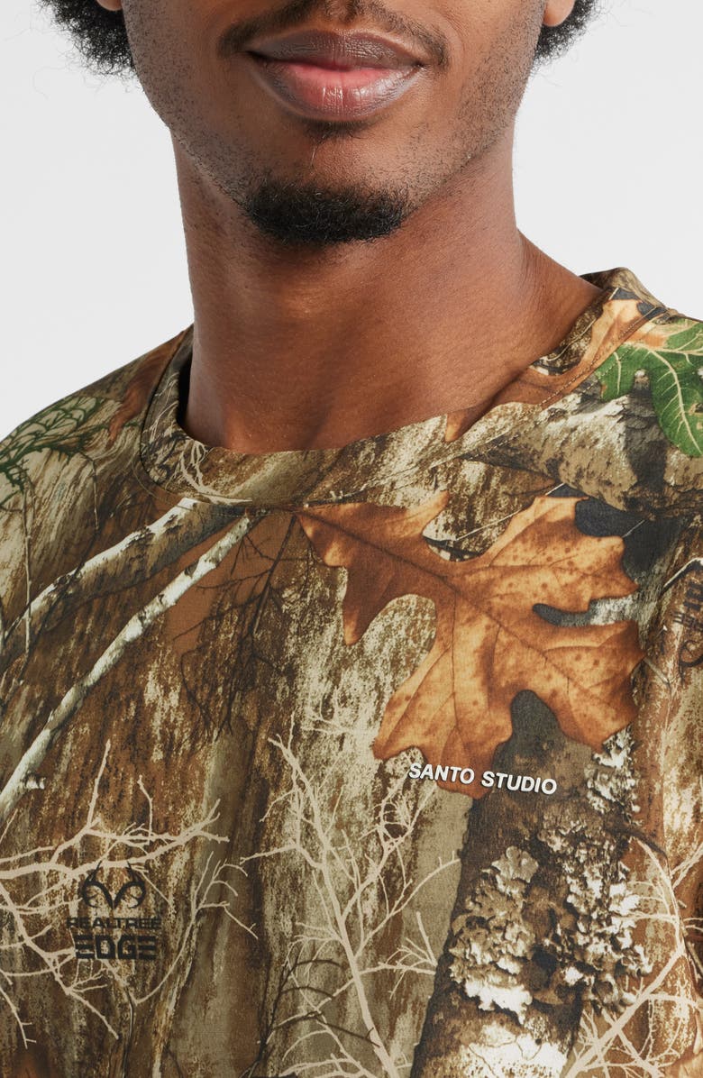 SANTO STUDIO x Realtree EDGE Camo Long Sleeve T-Shirt, Alternate, color, Camouflage