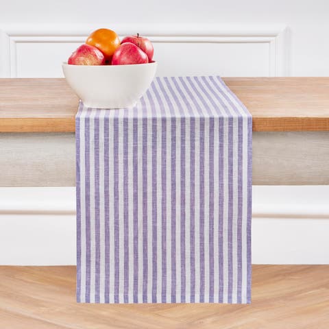 Linen Table Runner - Amalfi Stripe