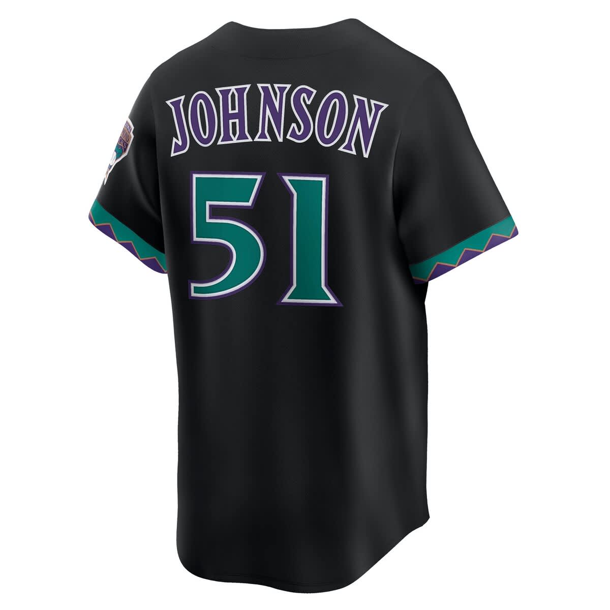 Nike Men's Nike Randy Johnson Black Arizona Diamondbacks Throwback ...