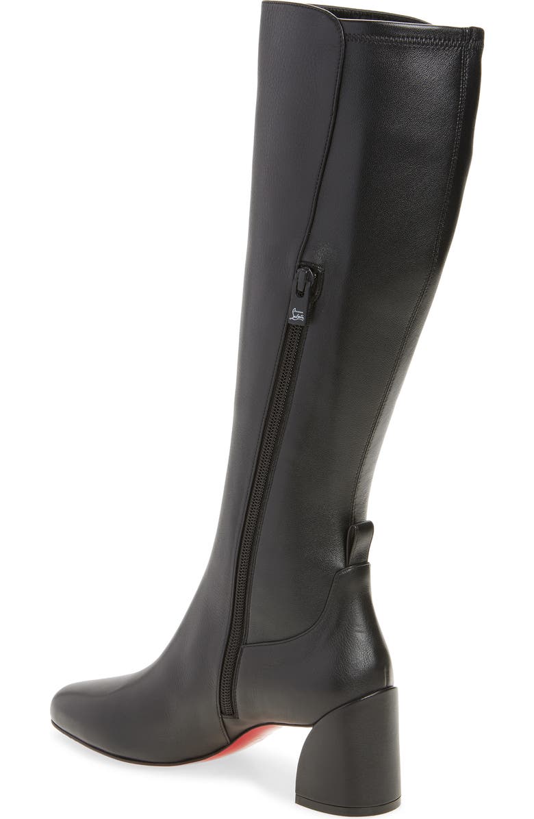 Christian Louboutin Jane Knee High Boot, Alternate, color, Black