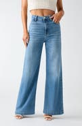 GUESS Bellagio High Waist Wide Leg Jeans