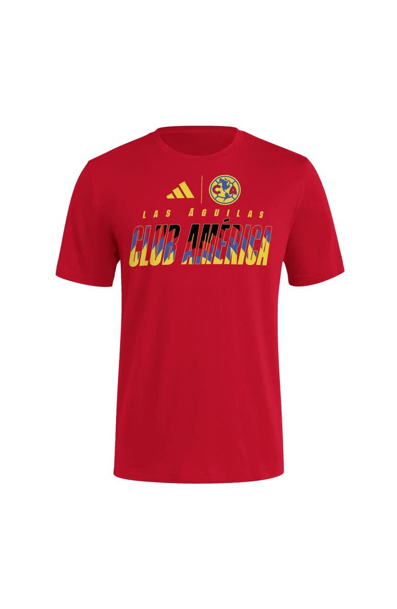 adidas Men's adidas Red Club America Leagues Cup T-Shirt, Alternate, color, Red