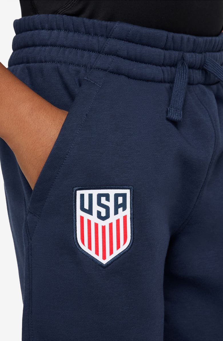 Nike USA Sportswear Club Fleece Joggers, Alternate, color, Midnight Navy/ White