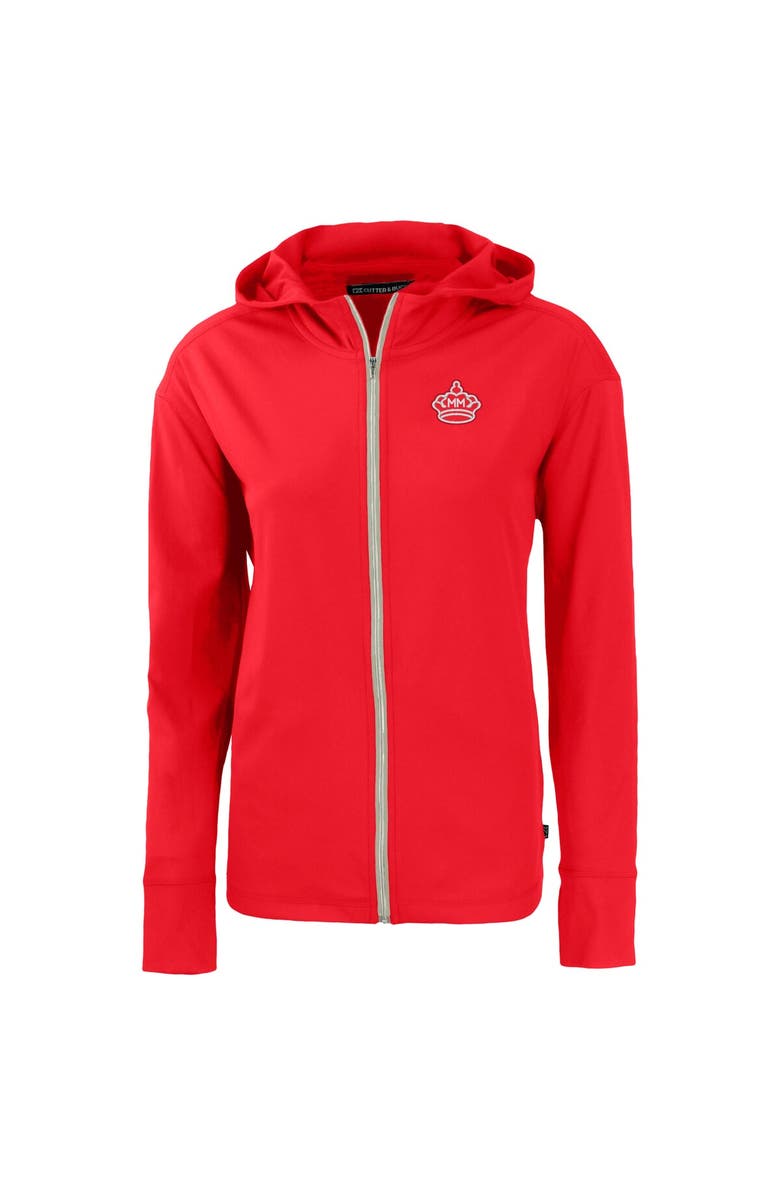 Cutter & Buck Women's Cutter & Buck  Red Miami Marlins City Connect Daybreak Eco Recycled Full-Zip Hoodie, Alternate, color, 