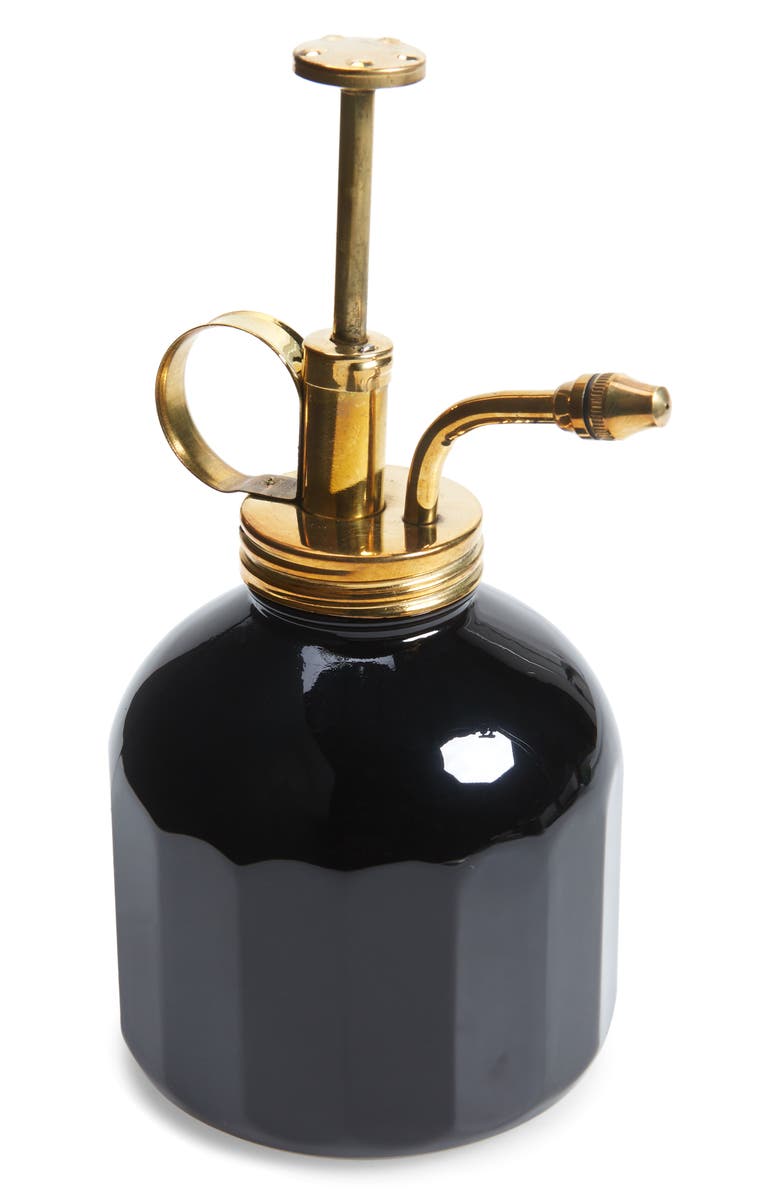 Modern Sprout Brass & Glass Plant Mister, Main, color,