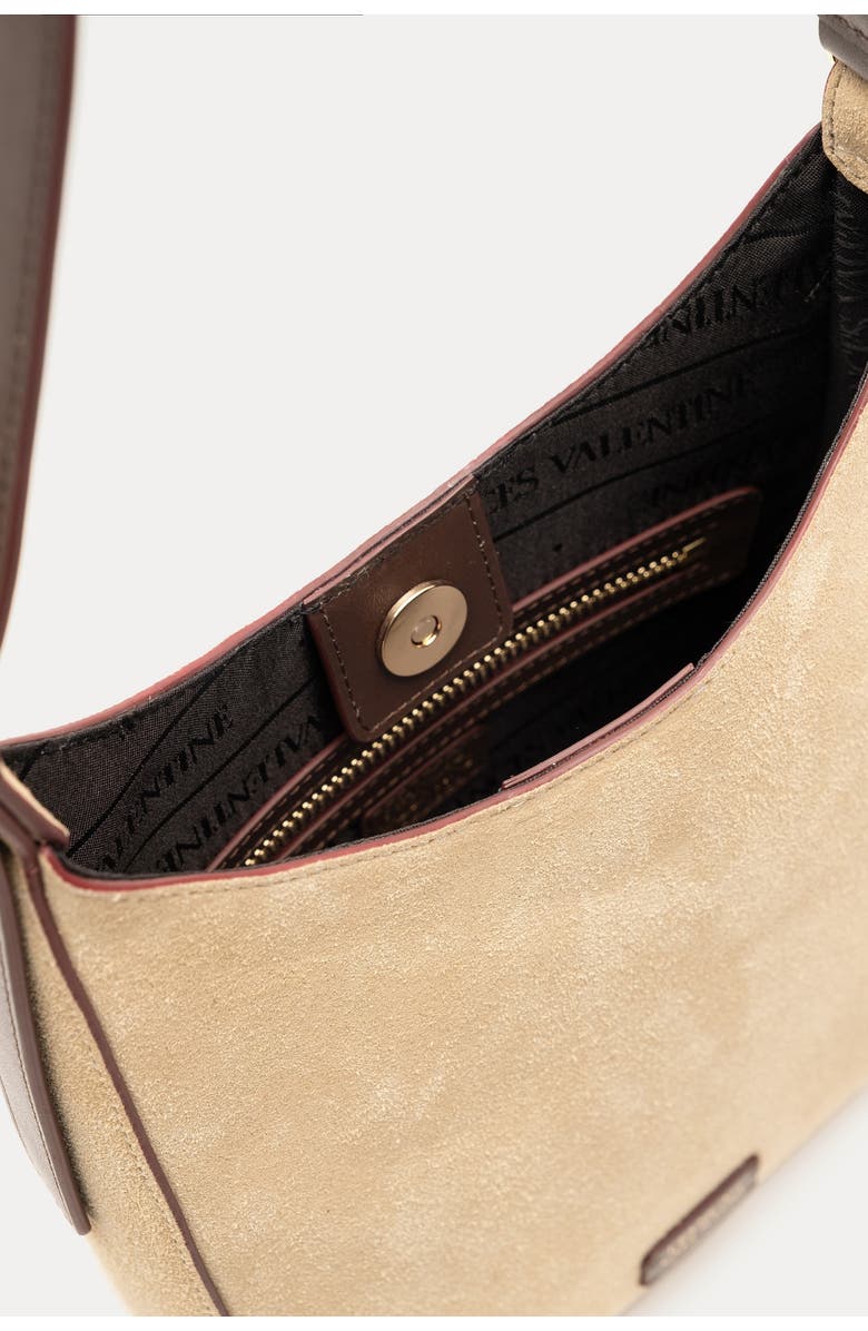 Frances Valentine Sadie Suede Shoulder Bag, Alternate, color, Sand