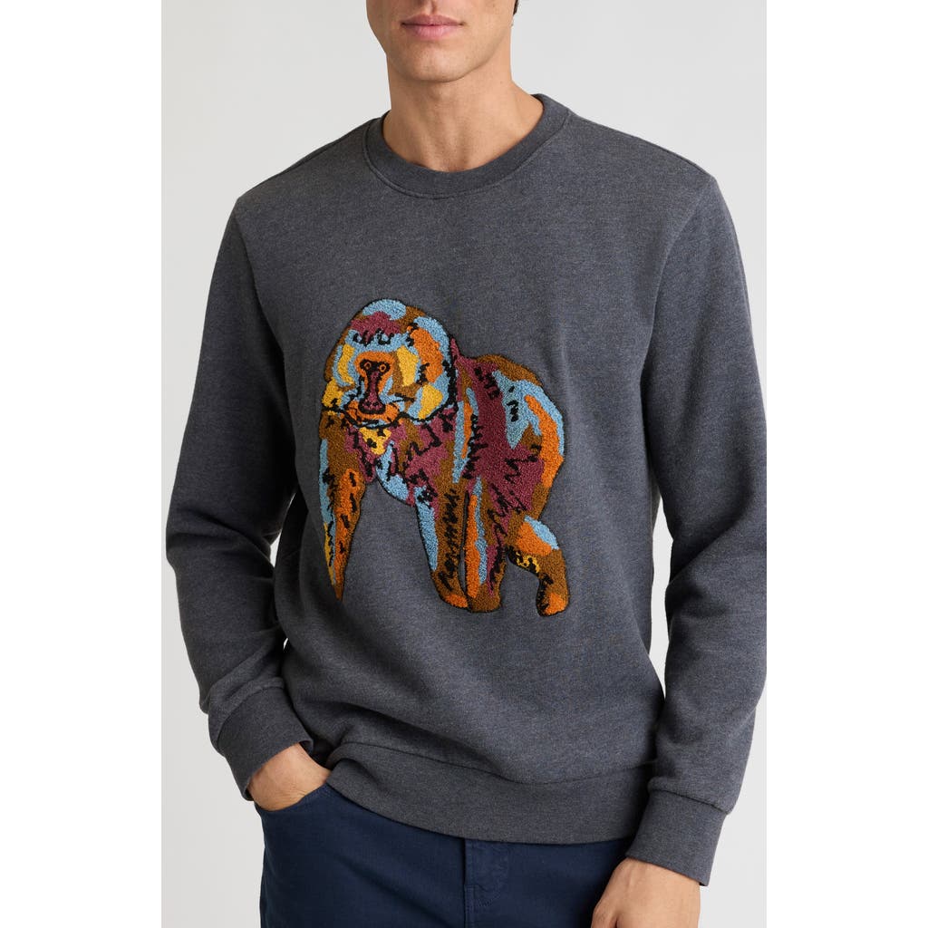 Bonobos Critter Appliqué Compact Fleece Sweatshirt in Monkey Critter Fleece V3 C8  product
