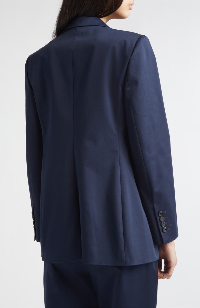 PARTOW Bow Stretch Cotton Jacket, Alternate, color, Navy