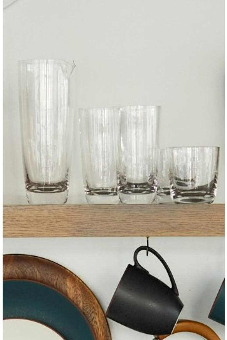 Taos Set of 4 Double Old Fashioned Glasses, Alternate, color, CLEAR