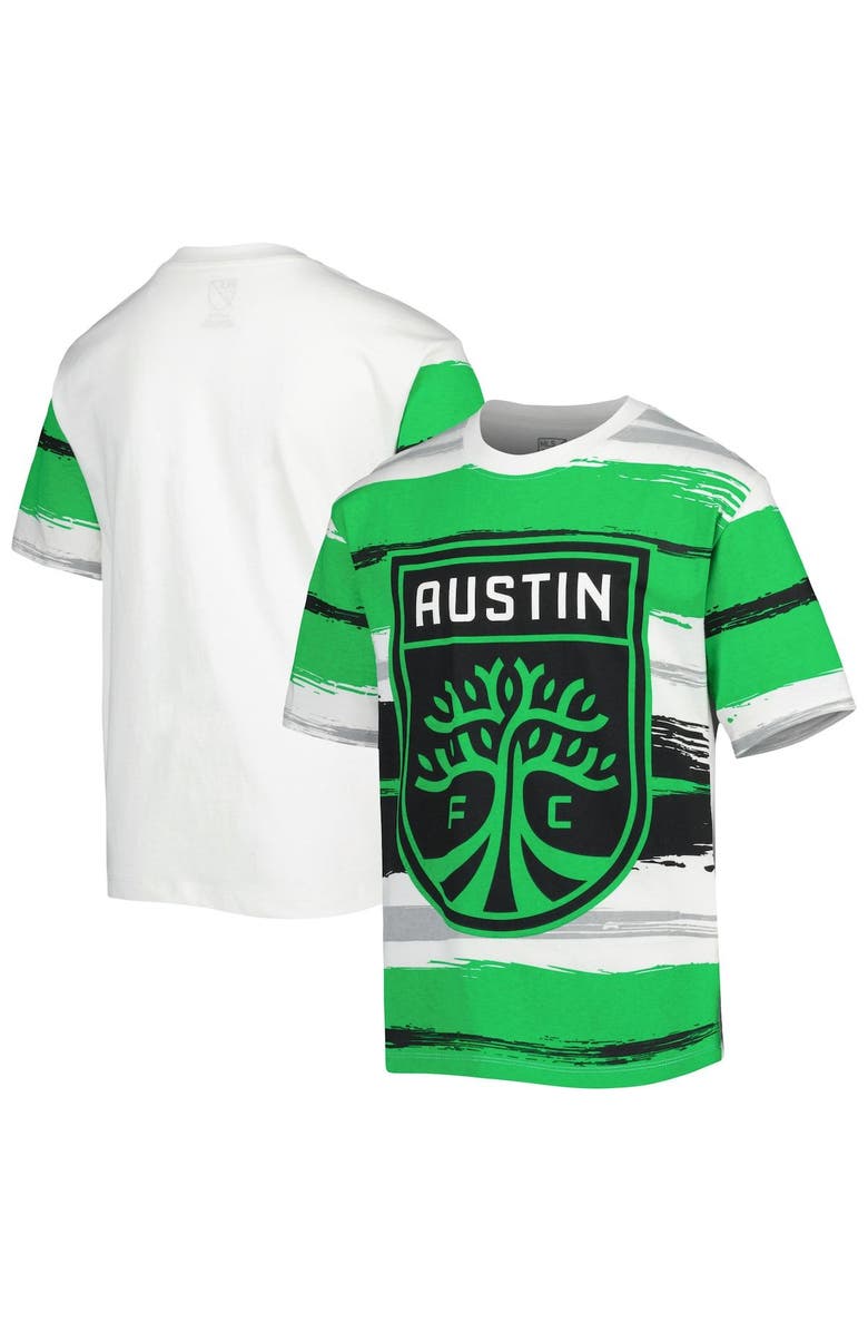 Outerstuff Youth White Austin FC Wing Back T-Shirt, Alternate, color, 