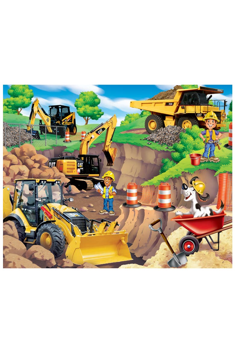 CAT 100 Piece Jigsaw Puzzles 4-Pack, Alternate, color, Multicolor