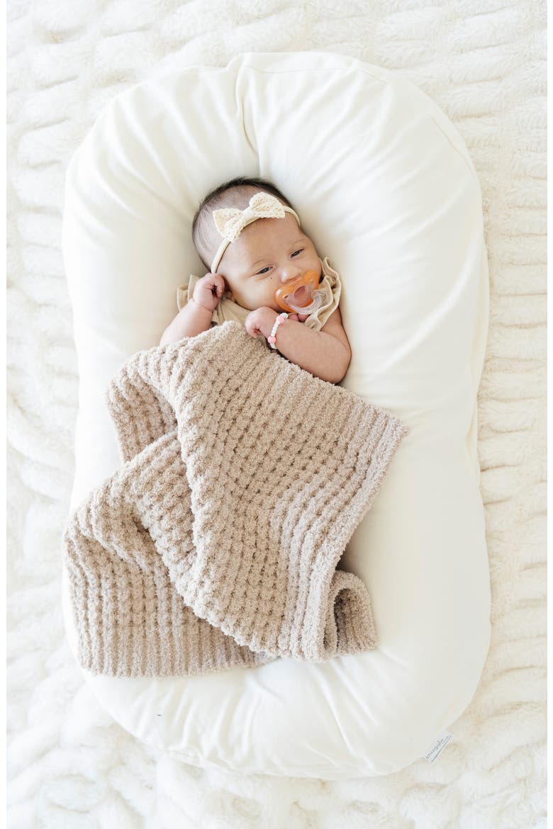 Waffle Mini Blanket, Alternate, color, WHEAT