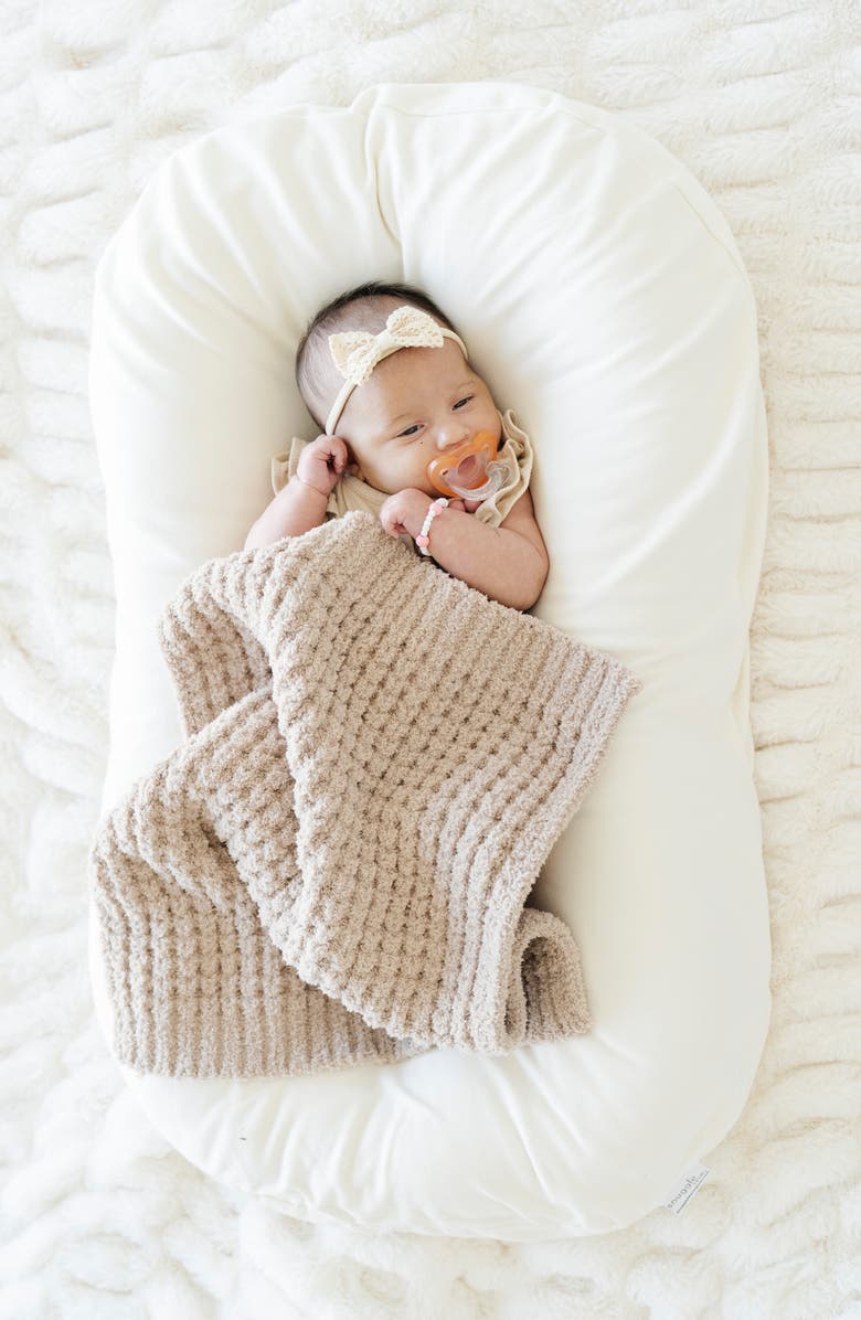 SARANONI Waffle Mini Blanket, Alternate, color, Wheat