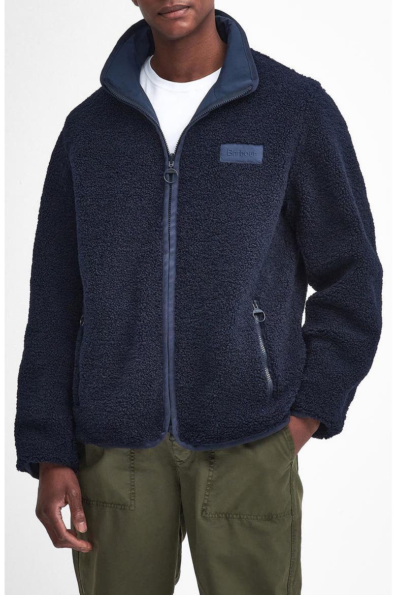 Reversible Fleece Jacket, Alternate, color, NAVY