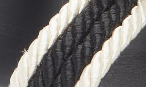 Kaanas Olas Slide Sandal In Black/white