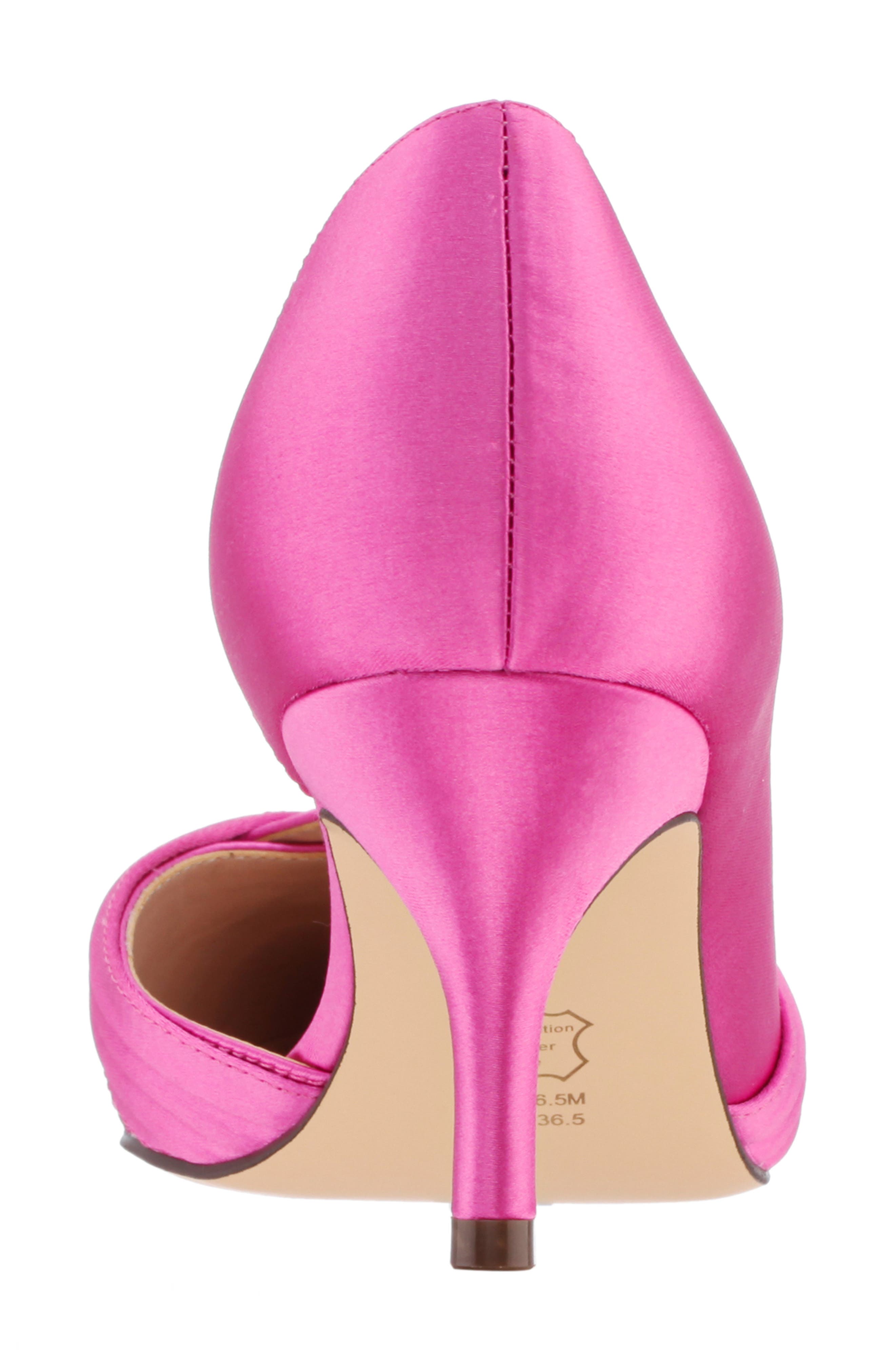 Blakely Half d'Orsay Pointy Toe Pump, Alternate, color, ULTRA PINK