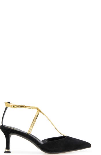Umi T-Strap Pointed Toe Pump