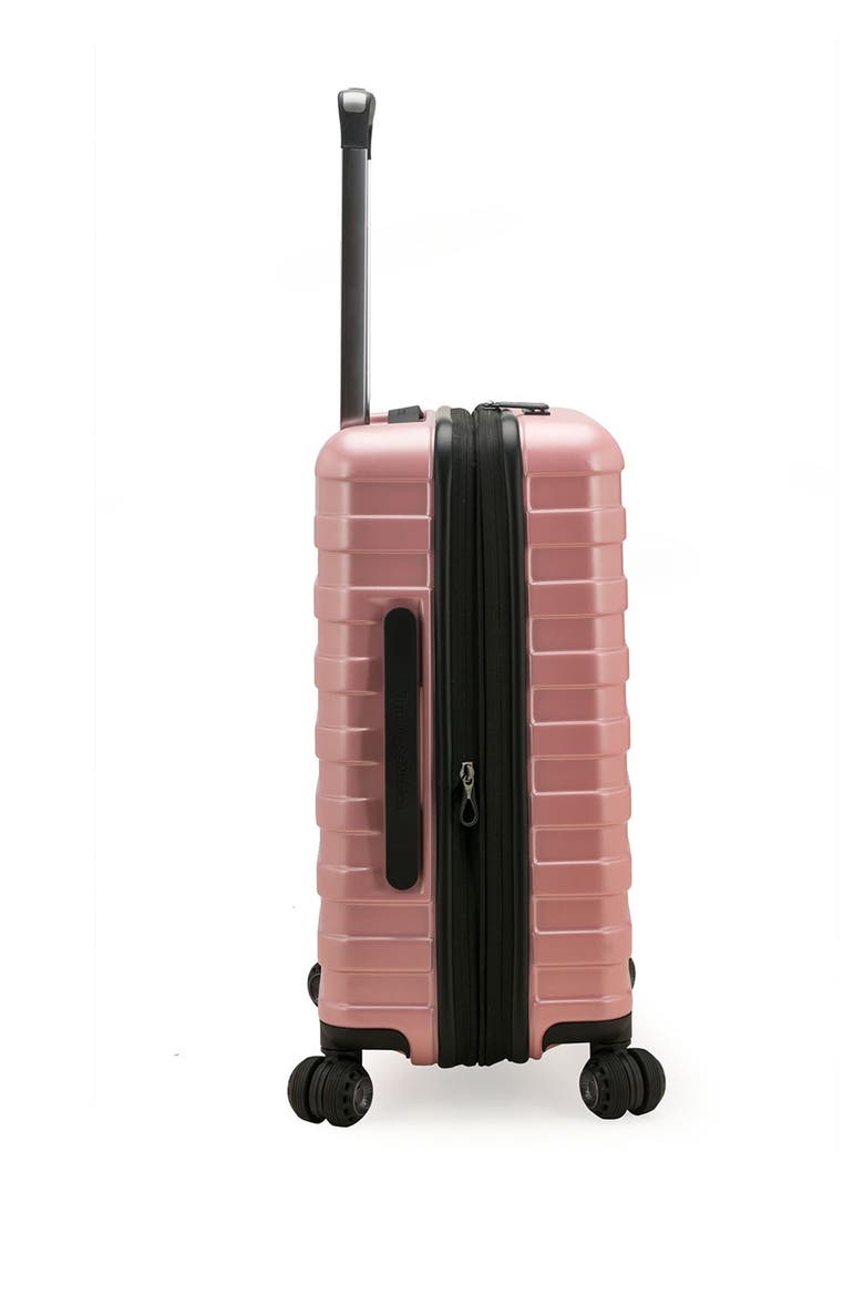 Traveler's Choice Millennial 21" Hardside Carry-On Spinner Luggage, Alternate, color, PINK