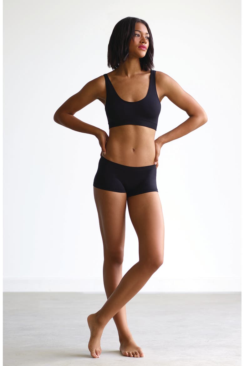Minimalist Tank Bralette, Alternate, color, BLACK