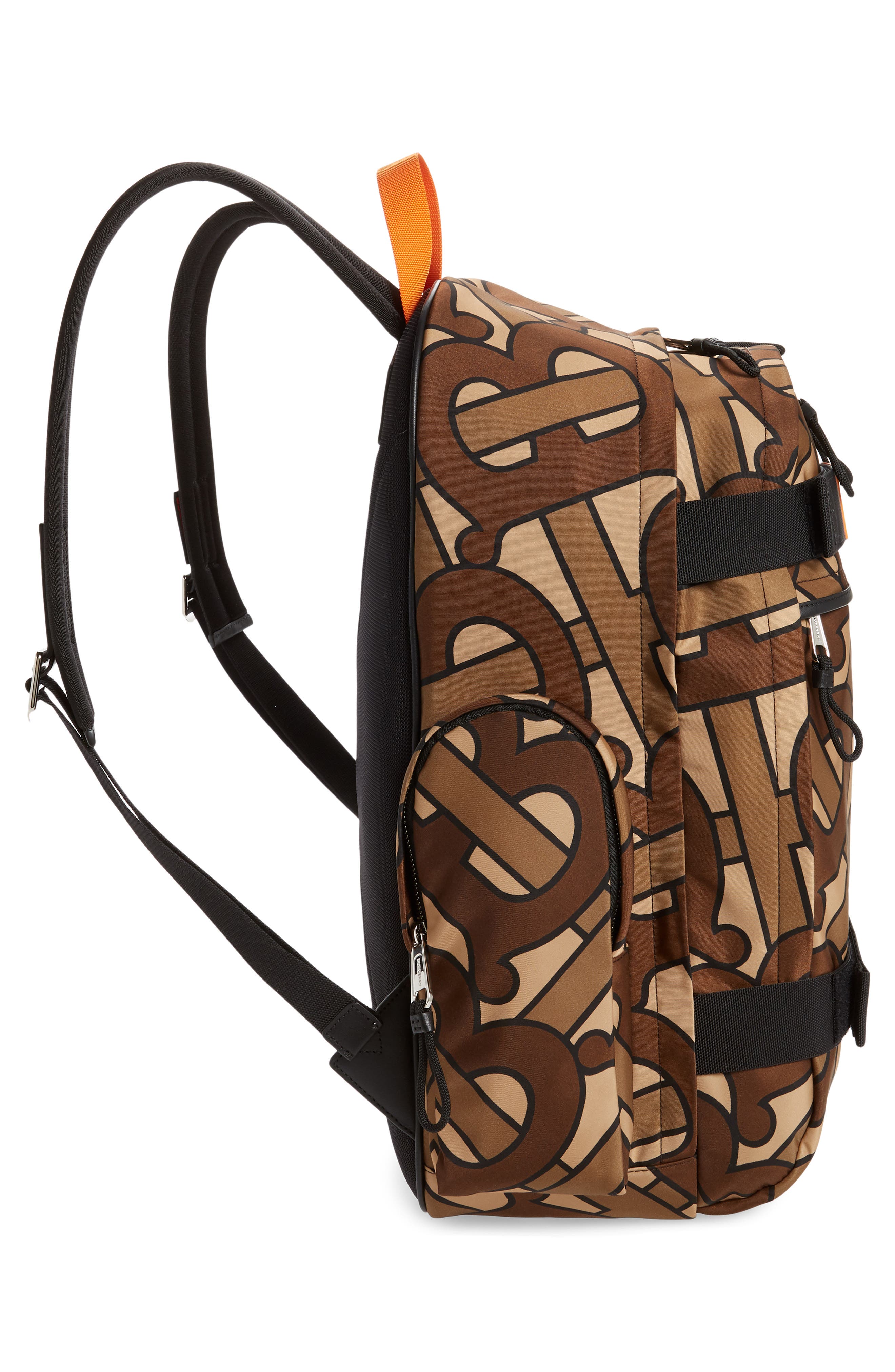 Burberry Cooper TB Monogram Backpack, Alternate, color, 