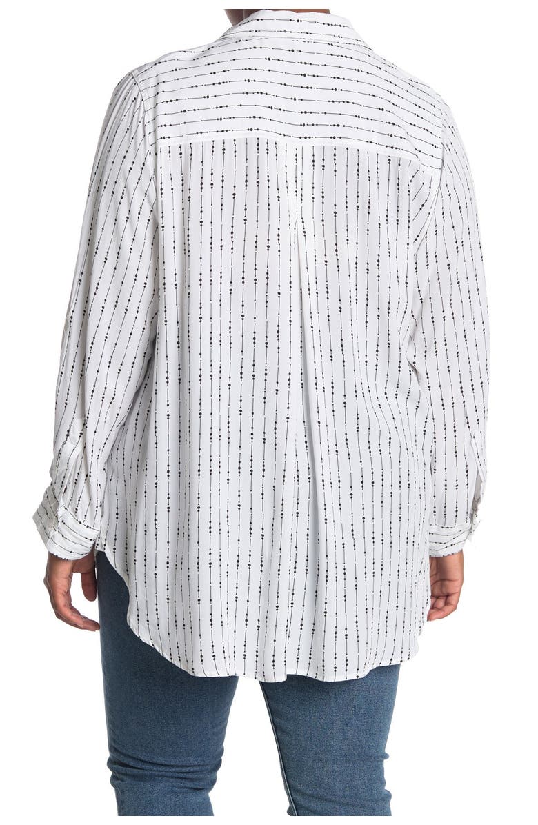 VELVET HEART Elisa Long Tab Blouse, Main, color, 