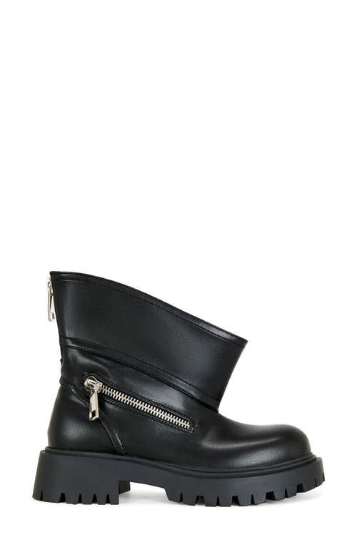 Azalea Wang Mohsen Lug Sole Bootie In Black